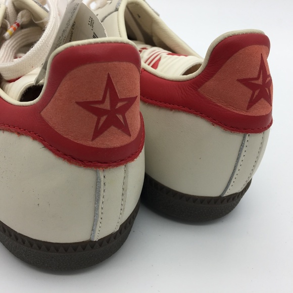 Adidas Mens White Samba 12 A94:x02362 - Picture 6 of 8